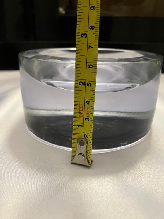 Image 1 of Murano glazen schaal of asbak in de stijl van Seguso Vetri, Italië