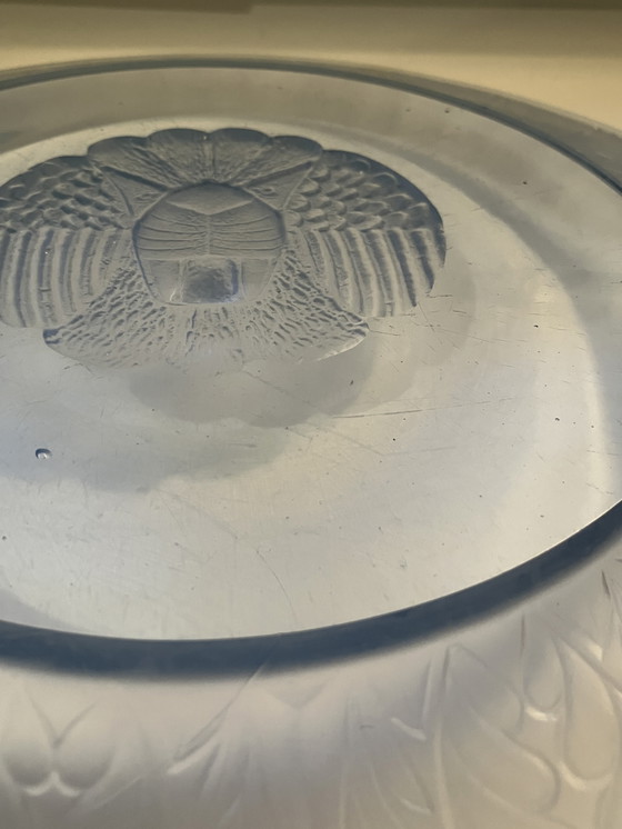 Image 1 of Grote Art Deco schaal van Jules Henri Vernon voor Pukeberg Zweden, rond 1930