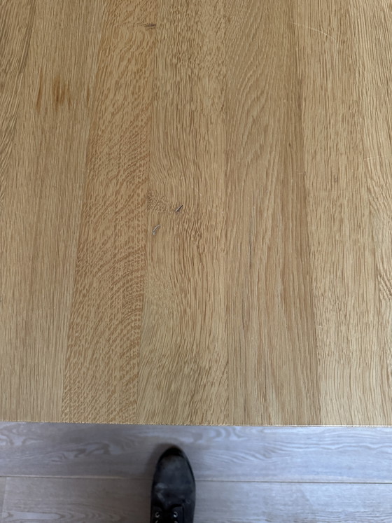 Image 1 of Modern Oak table 220cm x 105cm and 77cm high