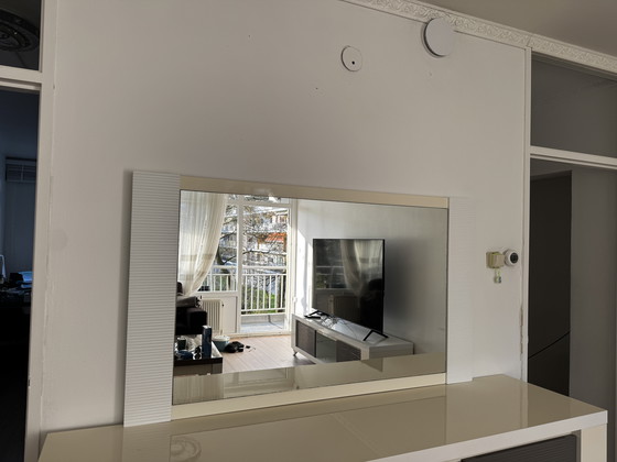 Image 1 of Sideboard with mirror - modern white/grey with plenty of storage space