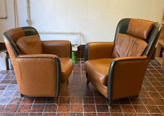 Image 1 of 2 Lederstühle Mol und Geurts