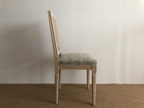 Vintage Design Dining Chair – Wicker, Silk (photo 10 of 13)
