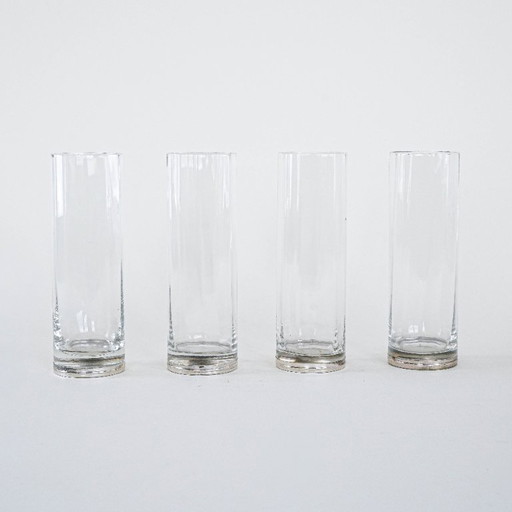 Set di bicchieri, stile Hollywood Regency, anni '70, made in Italy