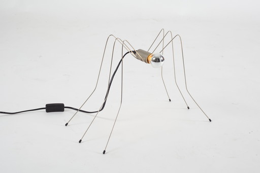 vintage Ingo Maurer spin lamp, postmodern 80s