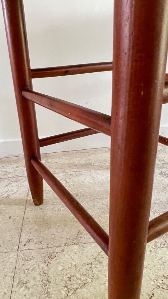 Vintage rieten kruk – Krukjes, Wood, Other (photo 17 of 25)