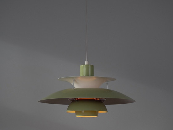 Danish PH 5 pendant lamp by Poul Henningsen, 1958 – Louis Poulsen, Aluminium (photo 3 of 8)
