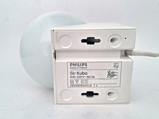 Lampada da tavolo Philips SL Kubo – Lampade da tavolo, Plastic, Glass, Vintage (photo 9 of 9)
