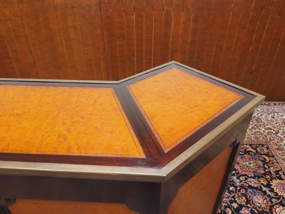 Bar inglese Chesterfield in mogano completamente rivestito in pelle – Mobile bar, Legno (photo 9 of 13)