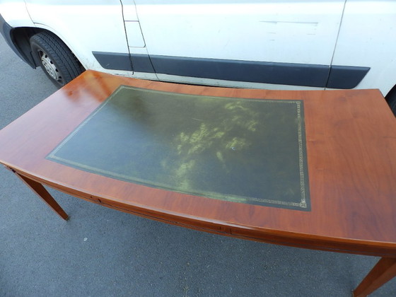 Image 1 of Lussuosa scrivania curva in stile inglese