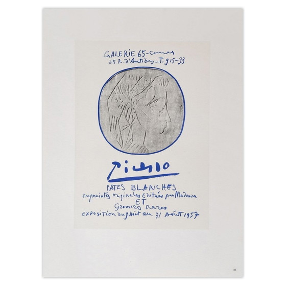 Image 1 of Pablo PICASSO AF 1957 - Pâtes blancheert poster 1959