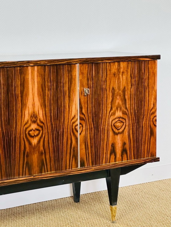 Image 1 of Art Deco dressoir in Macassar, Frankrijk, jaren 1950