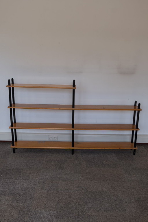 Stickschrank aus den 1960er Jahren, Willem Lutjens für Gouda Den Boer – boekenkasten, Wood