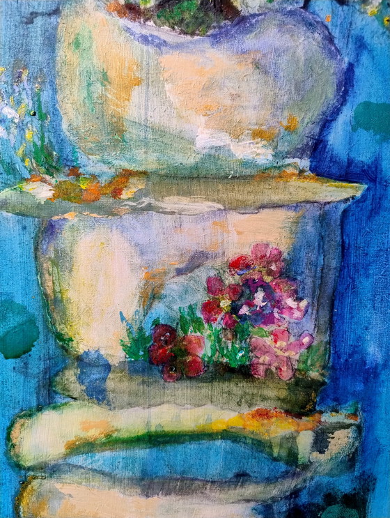 Image 1 of Painting Kitty Blüm Rock Growth