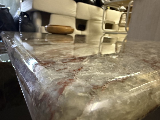 Image 1 of Trio di nidi in marmo - Avena/verde/salmone/grigio