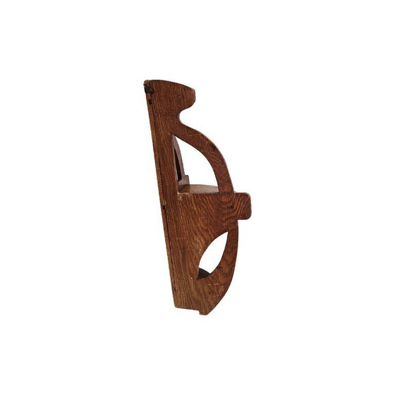 Image 1 of Alte antike Eckwandkonsole aus Eiche, Anfang des 20. Jahrhunderts