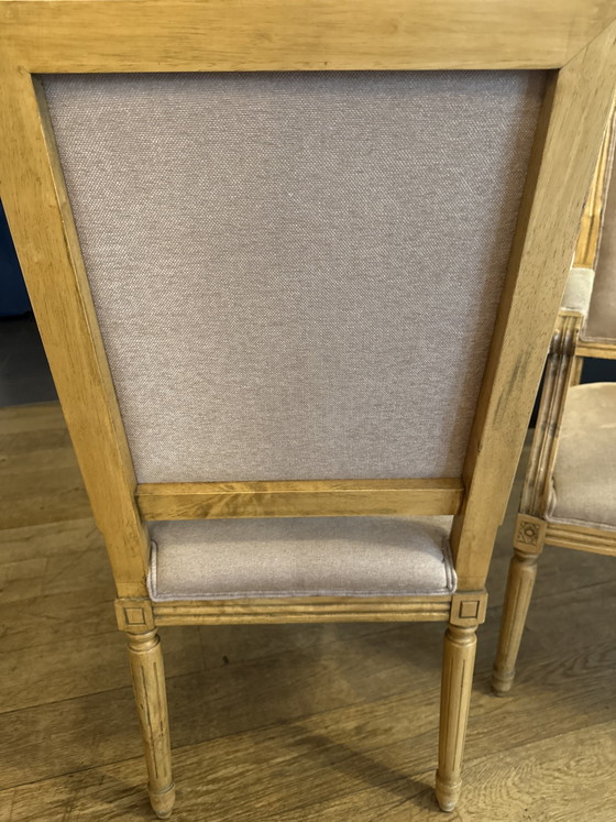 Image 1 of FRANSE FAUTEUILS IN LODEWIJK XVI-STIJL UIT DE 19E EEUW.