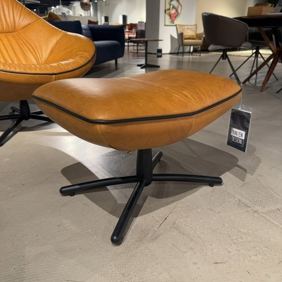 Image 1 of LABEL vandenberg Hidde Soft draaifauteuil met poef