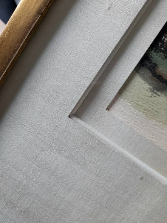 Image 1 of Portrait Jeune Fille Années 50 Aquarelle Signée