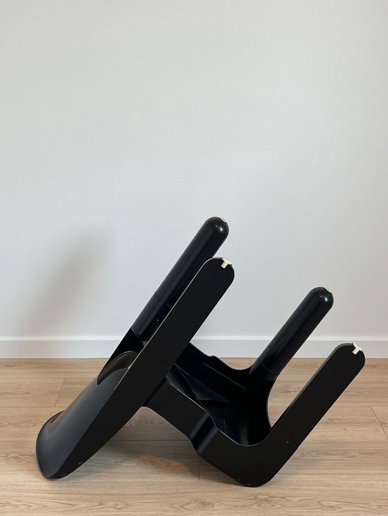 Image 1 of UNIVERSALE CHAIR No. 4867 - Joe COLOMBO - Zwart - Vintage 1967