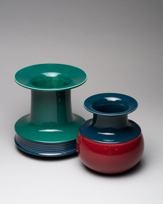 Image 1 of Rosenthal Studio Linie Tapio Wirkkala PLUS Vase Duo MCM WGP Vintage Chic 1960s