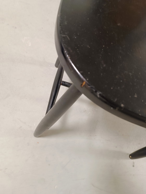 Image 1 of Ilmari Tapiovaara black stool 