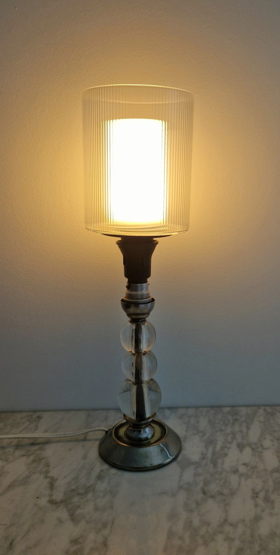 Image 1 of Lampada in stile Jacques Adnet degli anni &#39;50