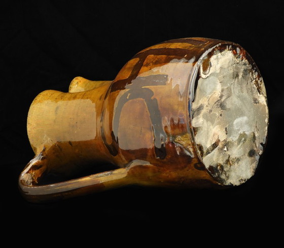 Spanish Folk Art Sangria Jug or Wine Pitcher  Early 20th Century. – Crockery, Ceramic (photo 5 of 7)