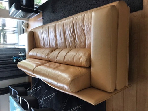 Two leather Rolf Benz seats 3 1/2 seats