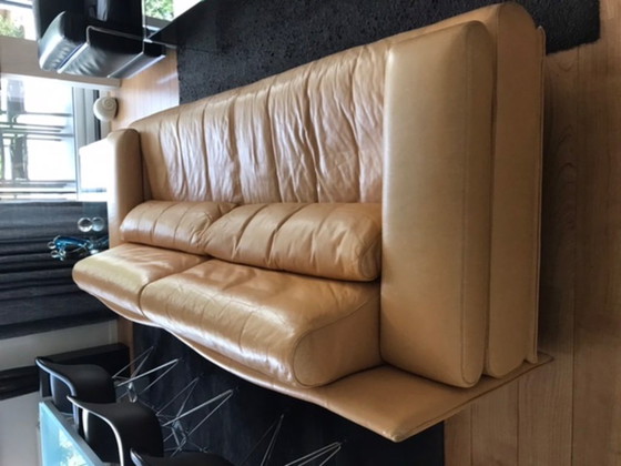 Image 1 of Dos asientos de cuero Rolf Benz 3 1/2 asientos