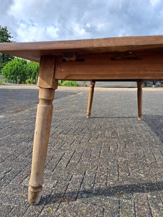 Large Pine Dining Table – Wood (photo 4 of 6)