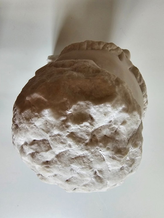 Image 1 of Tête d'homme, marbre blanc de Carrare 2022