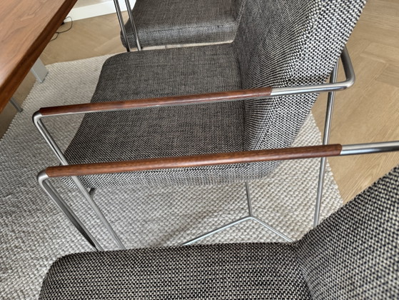 3 Harvink Stühle mit oder ohne Tisch und Bank – Esszimmerstühle, Metal, Textile (photo 3 of 9)