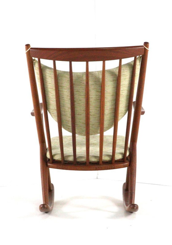 Image 1 of Frank Reenskaug per Bramin sedia a dondolo modello 182 vintage