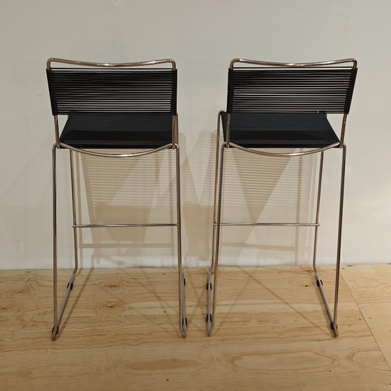 Image 1 of Tabourets de bar vintage Belotti Spaghetti