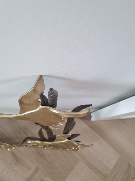 Decorazione da parete vintage in ottone raffigurante 3 anatre – Decorazioni murali, Brass (photo 4 of 7)