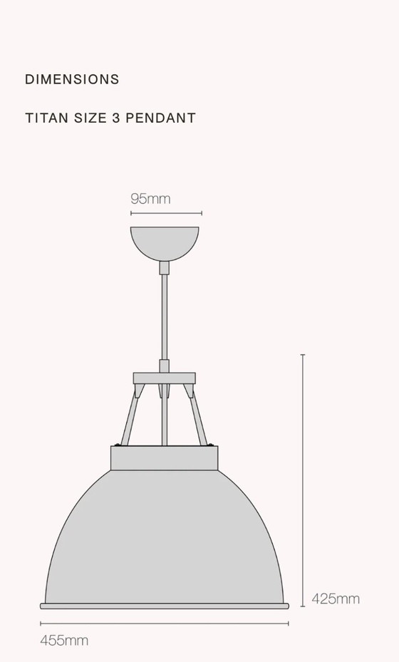 Set di Lampade a Sospensione Original BTC Titan – Alluminio, Metallo (photo 10 of 11)