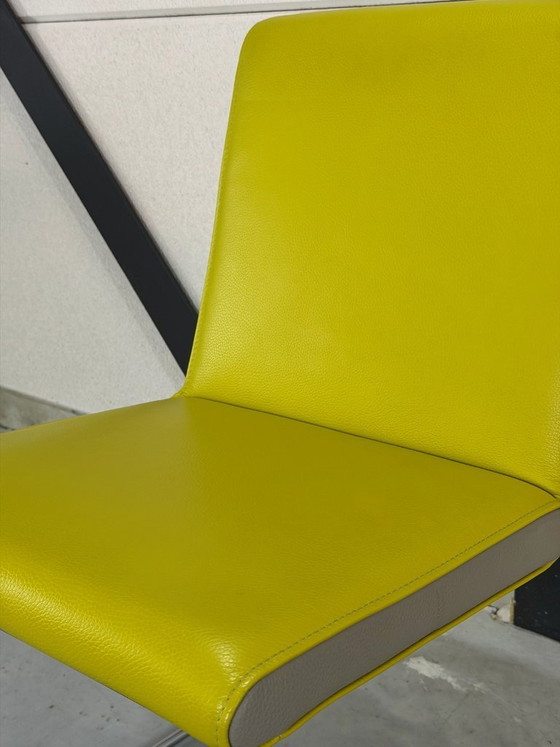 6 Leolux Spring Sillas de comedor - como nuevas – polished steel, Cuero (photo 3 of 11)