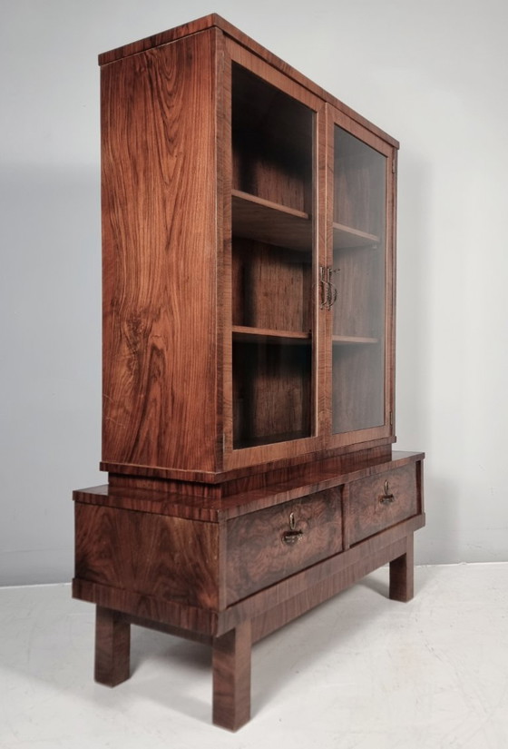 Art Deco Vitrine, 1970er Jahre – Holz (photo 8 of 11)