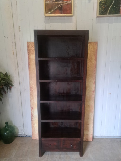 Classic colonial bookcase dim. 70x30cm and 190cm high.