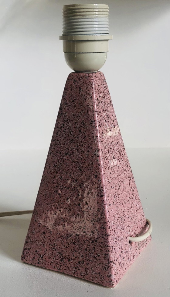 Image 1 of Lamp base in Brussels porcelain with a terrazzo effect