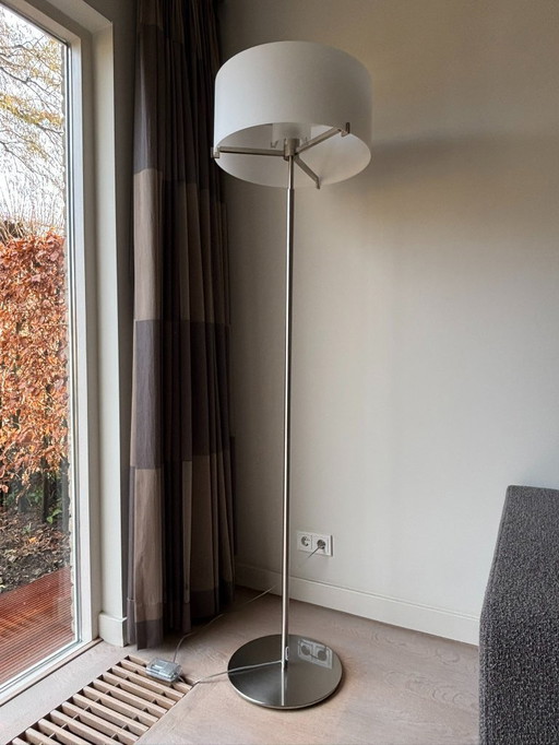 Prandina floor lamp (nickel/white) CPL F7