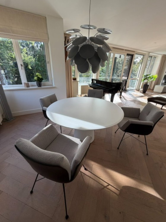 Design COR Conic Dining Table with Alvo Chairs – Dining set, Metal, Plastic (photo 11 of 22)
