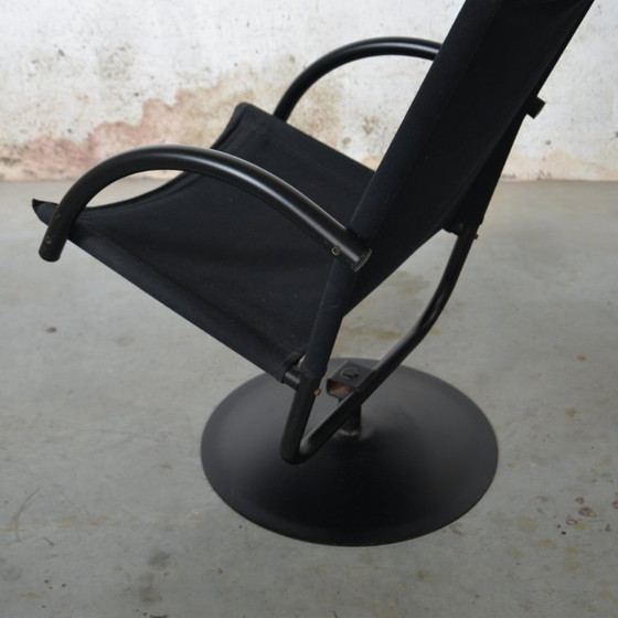 Image 1 of 1x drehbarer Canvas-Stuhl