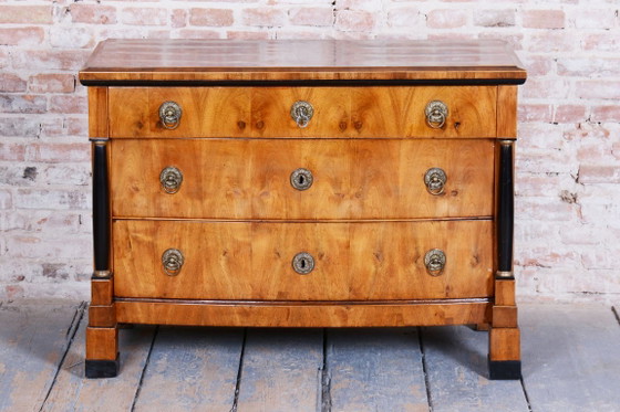 Cassettiera in stile Impero restaurata, in noce, acero e abete rosso, Austria, anni 1820. – Cassettiere, Wood (photo 6 of 18)