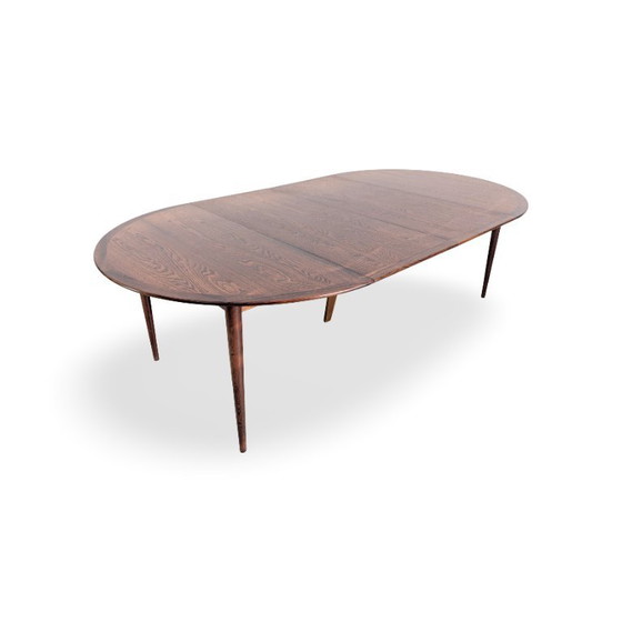 Arne Vodder uitschuifbare eettafel, mid-century stijl, Sibast palissanderhout – Wood, Vintage (photo 5 of 10)