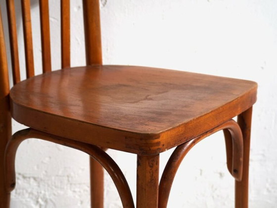 Antique Thonet bistro chairs (c.1900). Set of 2 pieces #14 – Dining chairs (photo 18 of 25)