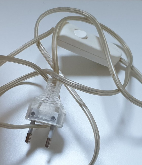 Image 1 of Lampada da tavolo vintage a forma di fungo Simais fatta a mano