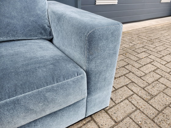 Image 1 of Bielefelder Werkstätten - Canapé d'angle Inspiration + fauteuil Polo - Comme neuf
