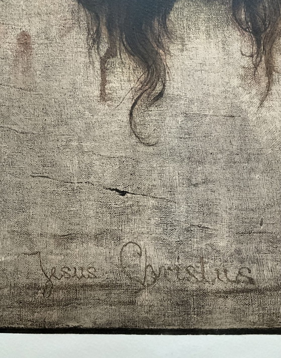 Image 1 of Grande stampa antica di Gesù Cristo – Roberto Hoesch, Milano