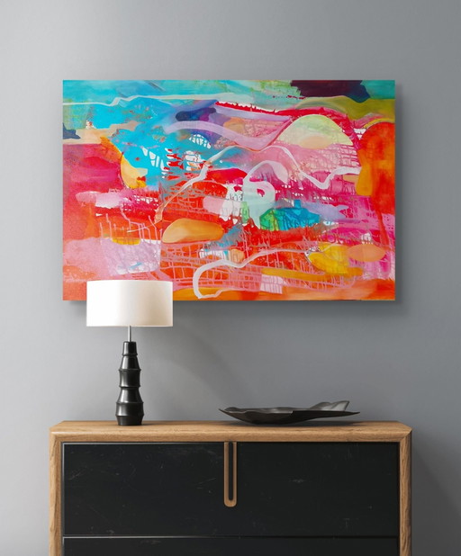 Pintura acrílica – schilderijen tekeningen, Canvas
